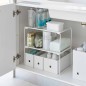Etagere a poser rangement plan de travail acier design Yamazaki Tower