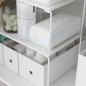 Etagere a poser rangement plan de travail acier design Yamazaki Tower