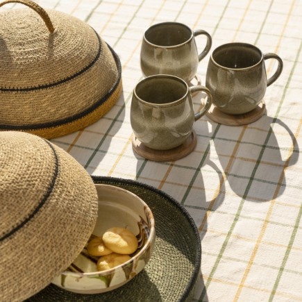 Mug artisanal gres khaki Madam Stoltz