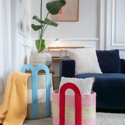 Grand panier de rangement design Remember Colombo