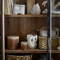 Vase gres blanc artisanal bloomingville fianna