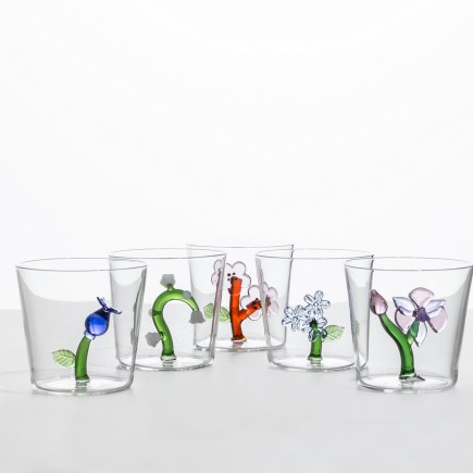 Verre a eau fleur Ichendorf Milano Botanica Peach Blossom