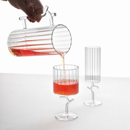 Verre flûte à champagne design Ichendorf AMARANTA