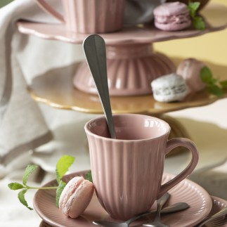 Mug évasé grès côtelé IB Laursen MYNTE