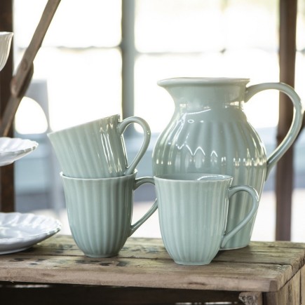Mug évasé grès côtelé IB Laursen MYNTE
