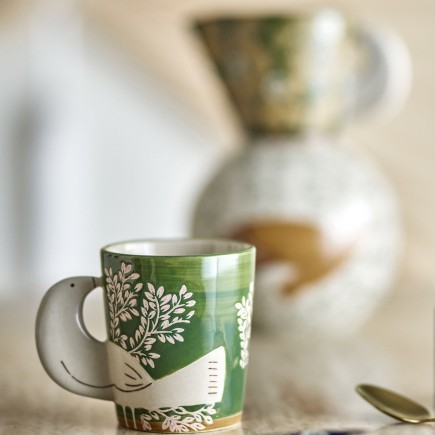Tasse à café poétique Bloomingville HEZHA