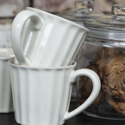 Tasse grès côtelé IB Laursen MYNTE