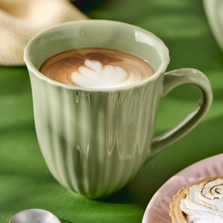 mug classique gres cotele vert pomme ib laursen