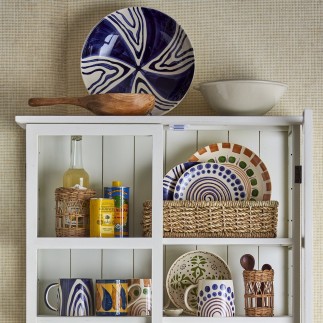 Mug gres peint design Bloomingville Shama