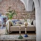 Table d appoint ronde bois naturel metal Bloomingville Mannelli