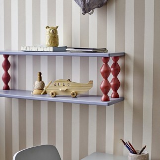 Etagere murale bois colore ludique Bloomingville Bibiola