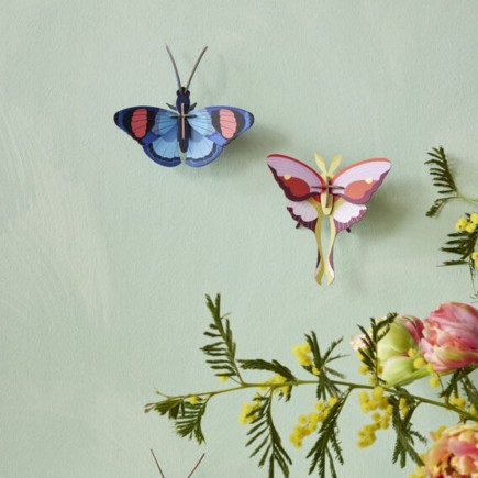 Papillon décoratif mural Studio Roof Lilac Comet Buterrfly