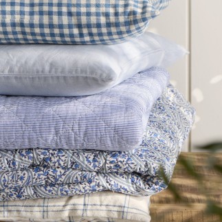 Housse de coussin carreaux coton IB Laursen
