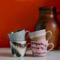 Mugs ceramique multicolore HK living Dada set de 4