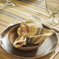 assiette plate rustique marron gres madam stoltz