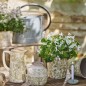 vase ceramique vintage imprime floral vert ib laursen