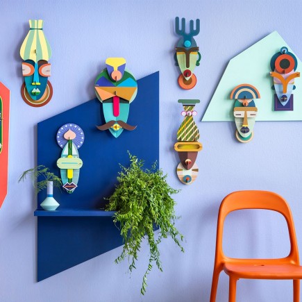 Dekorative Wandmaske von Studio Roof Capetown