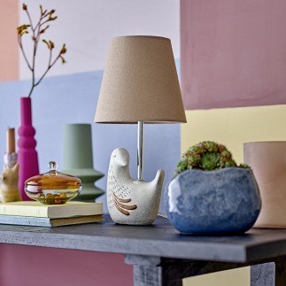 cache pot organique bleu gres bloomingville pennie