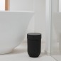 Umbra Touch Waste Bin with Lid Black