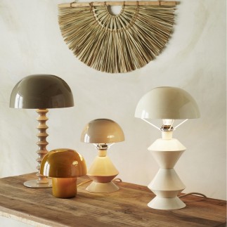 Lampe de table graphique métal Madam Stoltz