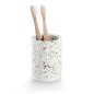 Gobelet brosses à dents béton terrazzo Zeller