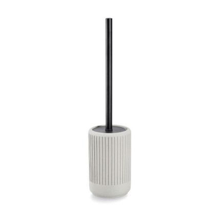 Brosse wc design beton ciment gris Zeller