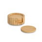 Dessous de verre bois de bambou Zeller set de 6