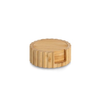 Dessous de verre bois de bambou Zeller set de 6