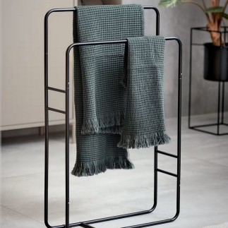Porte-serviettes à poser design métal Zeller