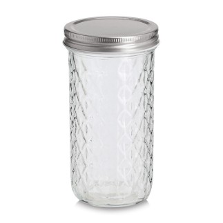 Bocal de conservation verre metal Zeller 550 ml