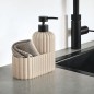 Pompe a savon porte eponge cuisine design Zeller