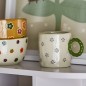 Petite tasse grès fleuri Bloomingville Dorthea Petite tasse grès fleuri Bloomingville Dorthea