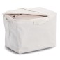 Boite textile rangement fermeture eclair Zeller