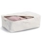 Panier housse de rangement textile fermeture eclair Zeller