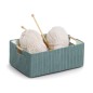 Panier de rangement decoratif coton bois Zeller