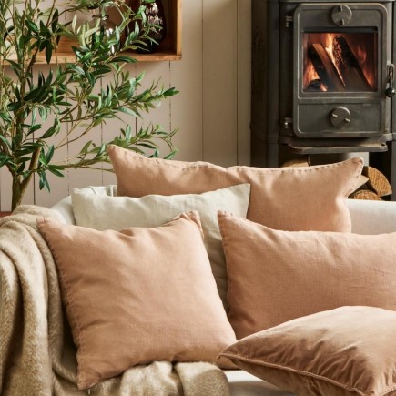 Housse de coussin lin carre uni IB Laursen