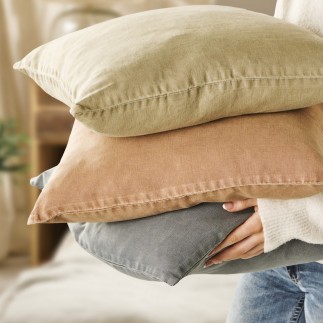 Housse de coussin lin carre uni IB Laursen
