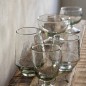 Verre a eau martele recycle artisanal Madam Stoltz