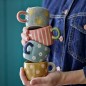 Mini tasse petites fleurs gres Bloomingville Nini