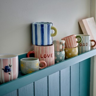 Mini tasse petites fleurs gres Bloomingville Nini