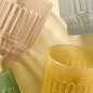 Verre a eau design bulle multicolores depareilles IB Laursen set de 4