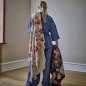 Plaid coton recyclé floral Bloomingville VIVIELLE Plaid coton recyclé floral Bloomingville VIVIELLE