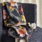 Plaid coton recyclé floral Bloomingville VIVIELLE Plaid coton recyclé floral Bloomingville VIVIELLE