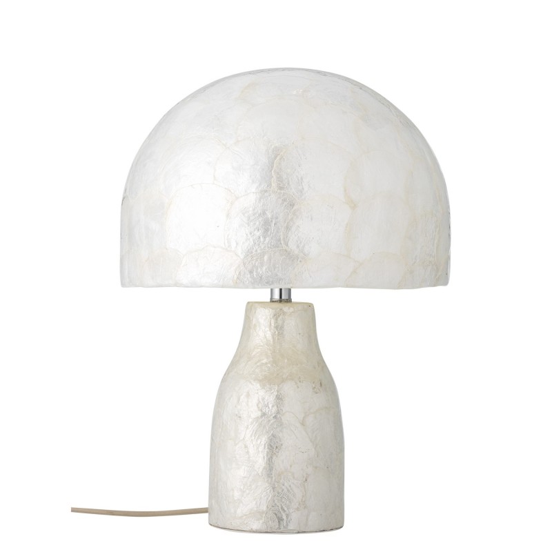 Lampe de table coquille nacre de capiz Bloomingville