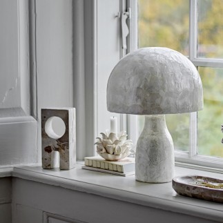 Lampe de table coquille nacre de capiz Bloomingville