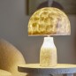 Lampe de table coquille nacre de capiz Bloomingville