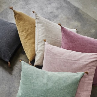 grand coussin uni beige gris coton lave madam stoltz