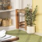 tapis de chambre vert gazon coton ib laursen