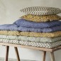 matelas de banc assise vert carreaux madam stoltz