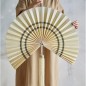 Decoration murale eventail bois bambou Bloomingvlle jaime